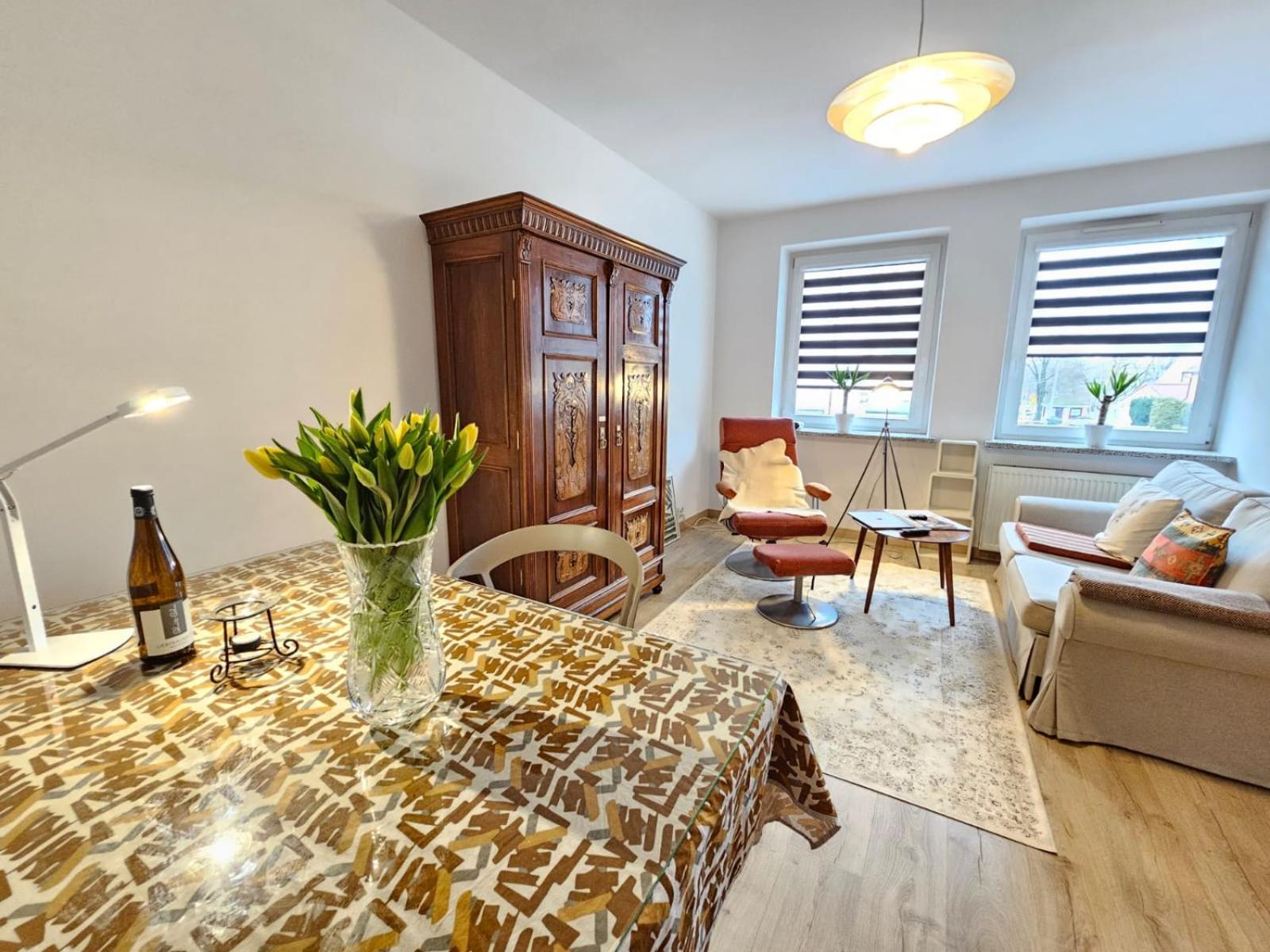 Schicke 2-zimmer-wohnung Im Vintage-look Apartament *
